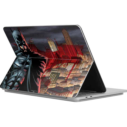 DC Comics Batman The Dark Knight Comic Art in Gotham City Surface Laptop Studio Skin